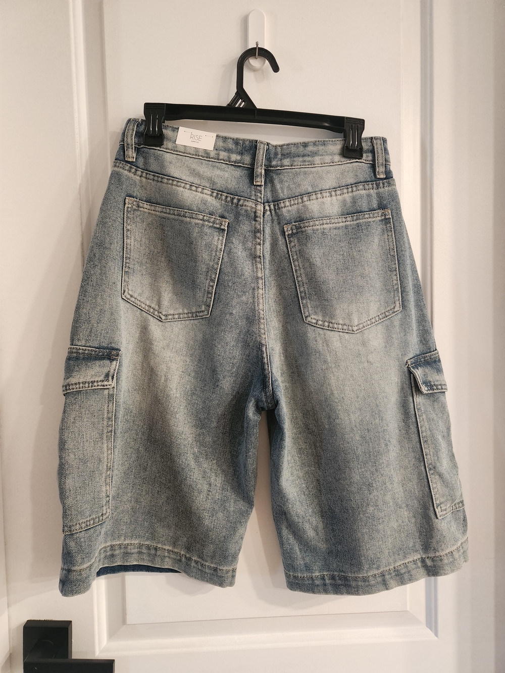 NWT RISE Supply Co. Cargo Dad Jorts — Size 7 - Picture 4 of 5